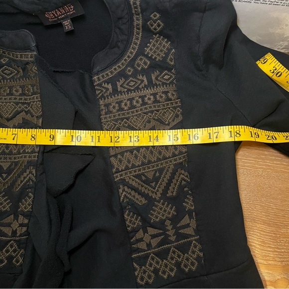 SHYANNE Cascade Embroidered French Terry Cardigan Western Embellished Timeless - Picture 12 of 15